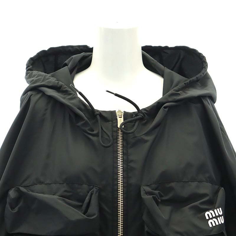 ミュウミュウ miumiu 23SS Technical fabric blouson jacket ブルゾン