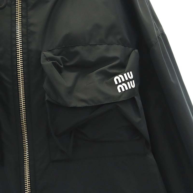 ミュウミュウ miumiu 23SS Technical fabric blouson jacket ブルゾン
