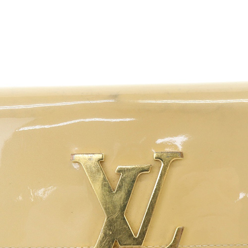 ルイヴィトン LOUIS VUITTON ヴェルニ ポルトフォイユ ルイーズ 長財布 