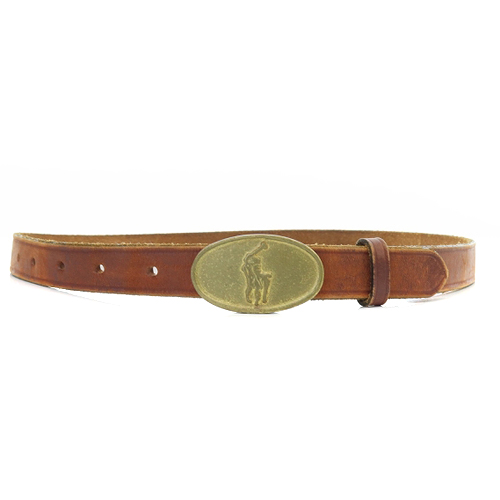 Ralph Lauren ブラウンレザーベルト 中古・古着通販】RALPH LAUREN (ラルフローレン) レザーベルト