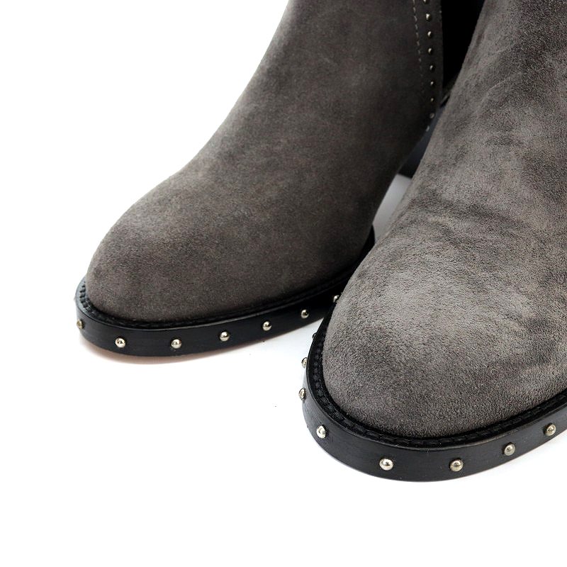 未使用品 ジミーチュウ JIMMY CHOO ショートブーツ スタッズ 