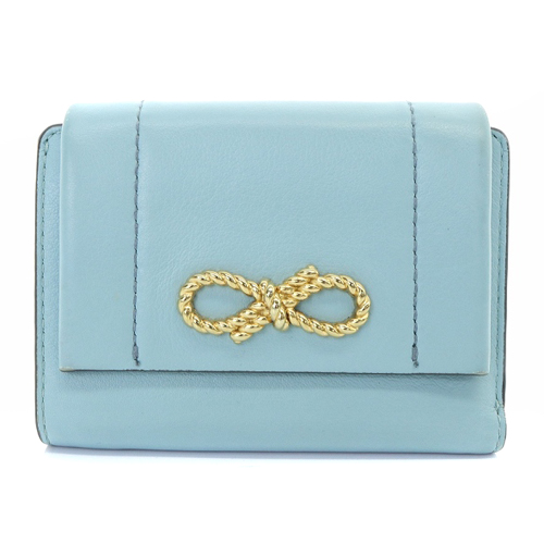 アニヤハインドマーチ ANYA HINDMARCH ROPE BOW TRIFOLD COMPACT 