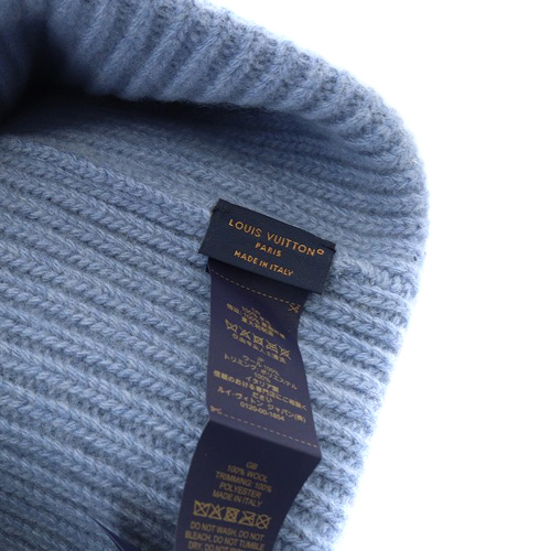 ルイヴィトン LOUIS VUITTON ビーニー LV ヘッドライン ニット帽 ロゴ