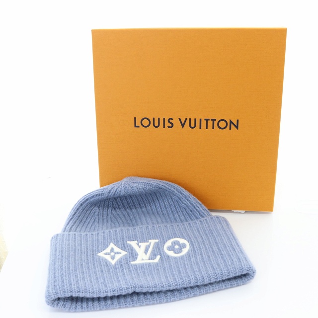ルイヴィトン LOUIS VUITTON ビーニー LV ヘッドライン ニット帽 ロゴ