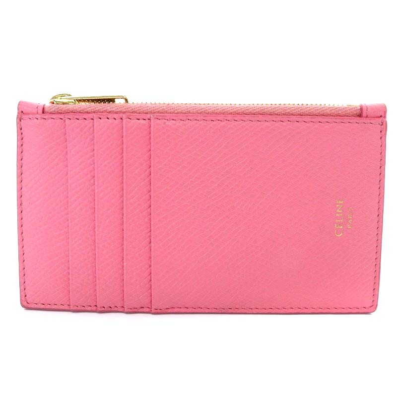 セリーヌ CELINE ジップ付きコンパクト カードホルダー エッセンシャル 
