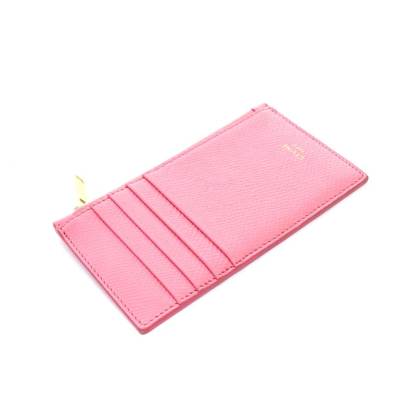 セリーヌ CELINE ジップ付きコンパクト カードホルダー エッセンシャル 