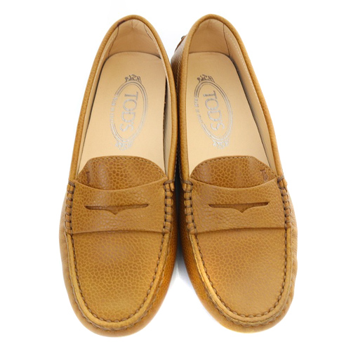 TOD'S トッズ スエード ローファー ドライビングシューズ ブラウン TOD'S トッズ ドライビングシューズ レディース37 ブラウン