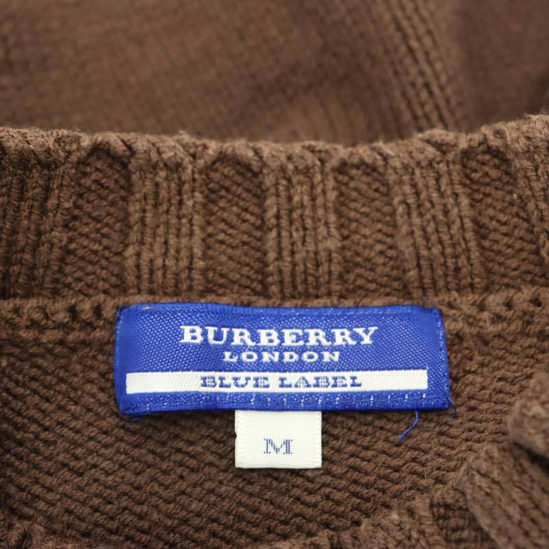 バーバリーブルーレーベル BURBERRY BLUE LABEL 肩ボタン ニット