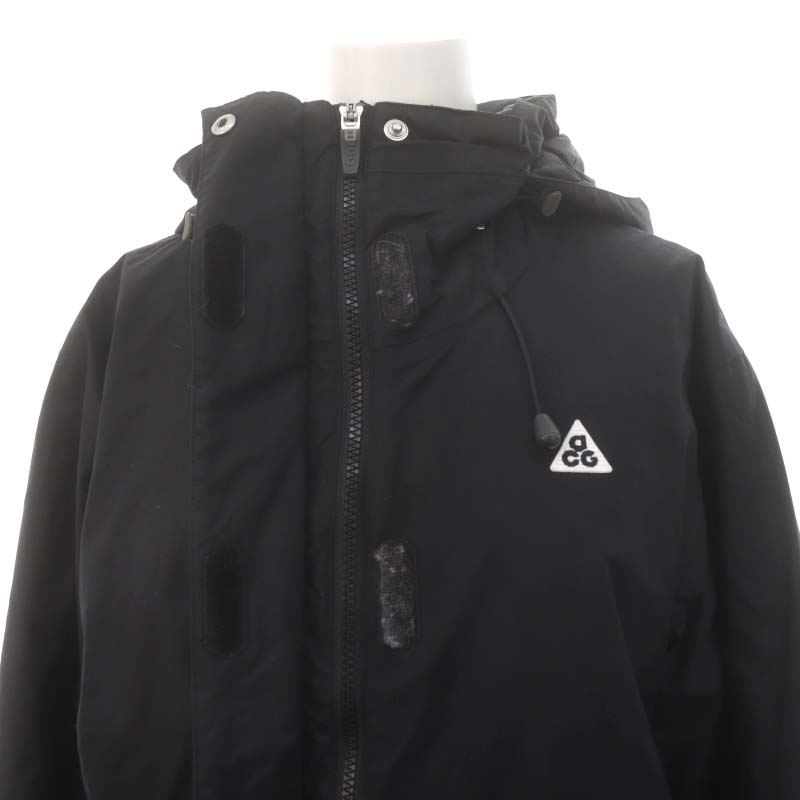 NIKE ACG ナイキ エィシージーシンプル中綿ジャケット♡ 91年製 NIKE ACG Nylon Jacket 水色紺 S 90s ナイキ