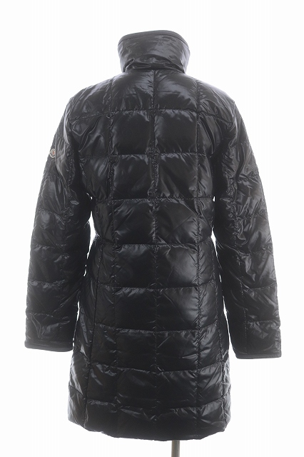 モンクレール MONCLER 茶タグ レザーパイピング リバーシブル ダウン 