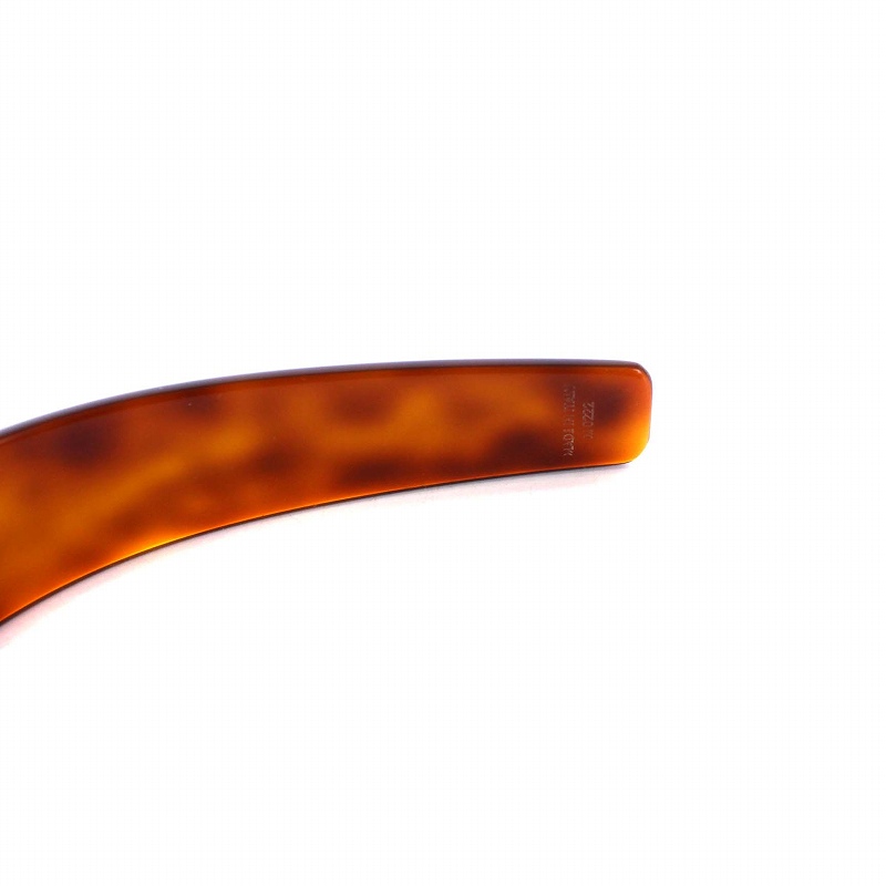 セリーヌ CELINE Headband ヘッドバンド カチューシャ ロゴ 茶