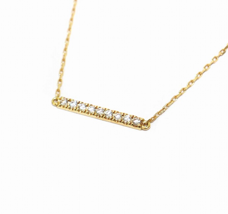 アーカー AHKAH ティナ チェーンブレスレット ダイヤモンド K18YG 0.05  