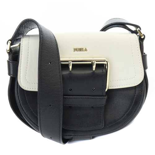 フルラ FURLA ミニ ハッシュタグ パイソン柄 ショルダーバッグ レザー 