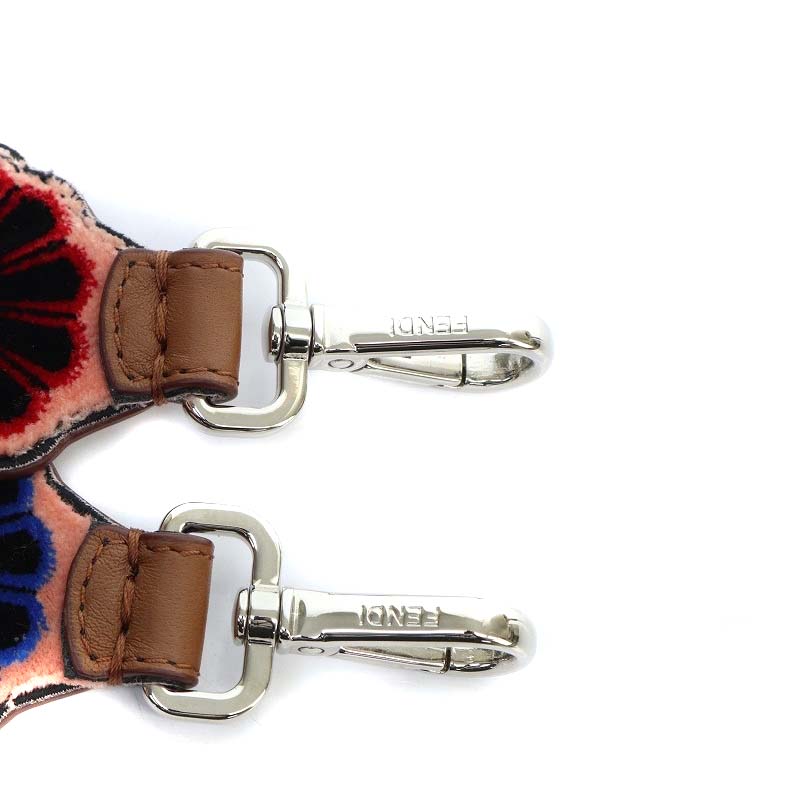 フェンディ FENDI ミニ ストラップユー ベルベット ズッカ柄  