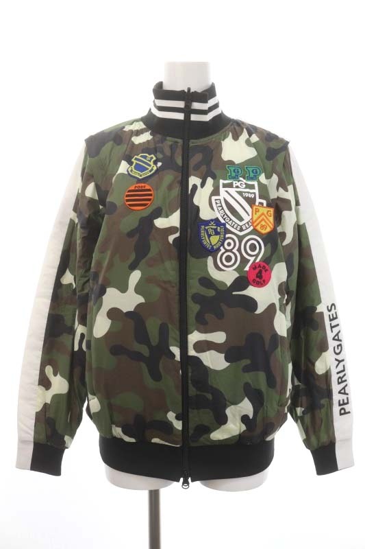 パーリーゲイツ PEARLY GATES 迷彩柄 リバーシブル4wayジャケット  