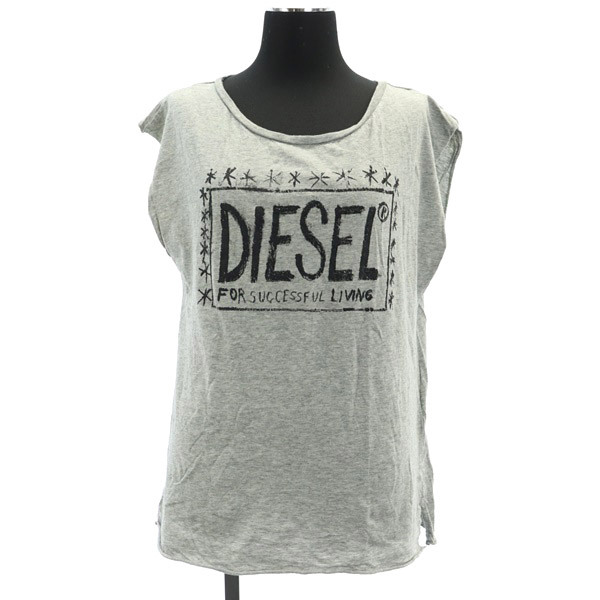 新品最安値 DIESEL T Lifty D ノースリーブTシャツ ロゴ 新品【DIESEL