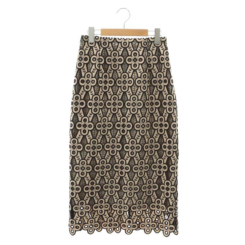 ルルウィルビー Loulou Willoughby 22AW ジオメトリックレース  