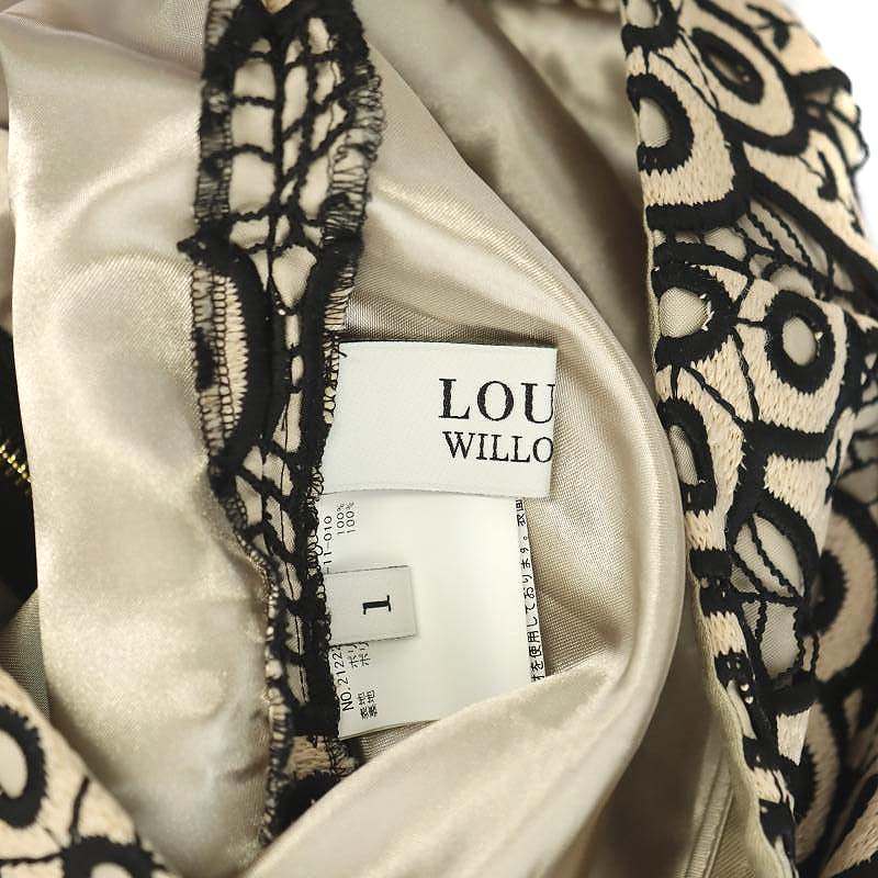 ルルウィルビー Loulou Willoughby 22AW ジオメトリックレース 