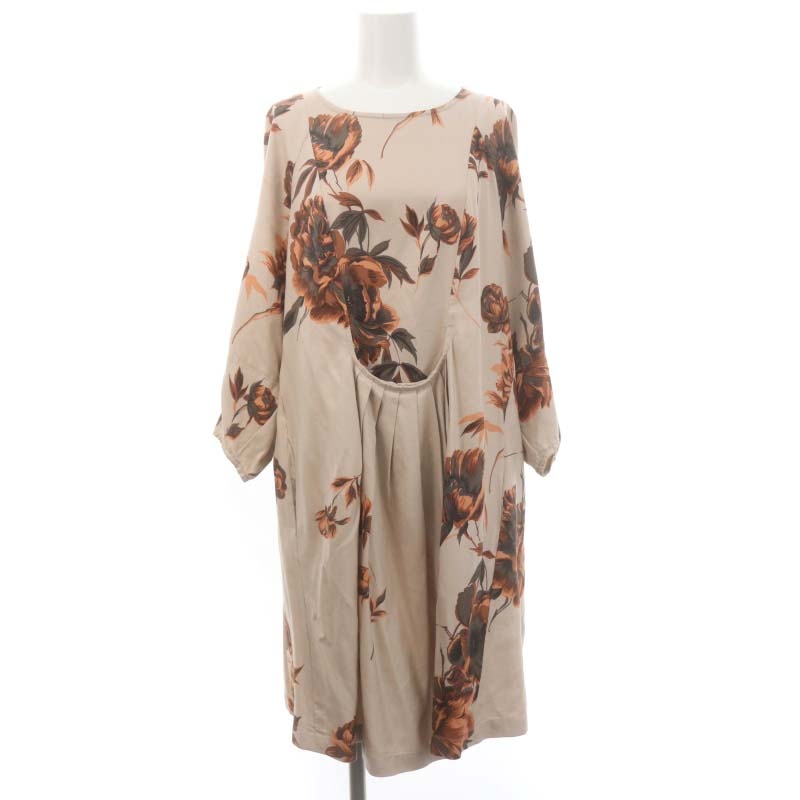 レイチェルコーミー Rachel Comey フラワー柄ワンピース シルク ひざ丈 
