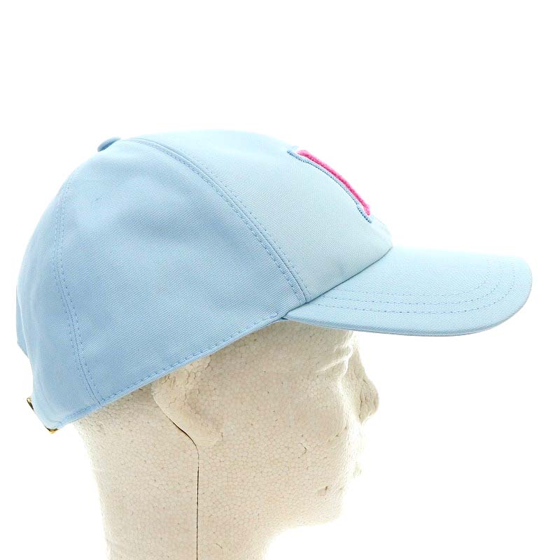 ルイヴィトン LV リミックス キャップ LV シグネチャー 水色 M7318M