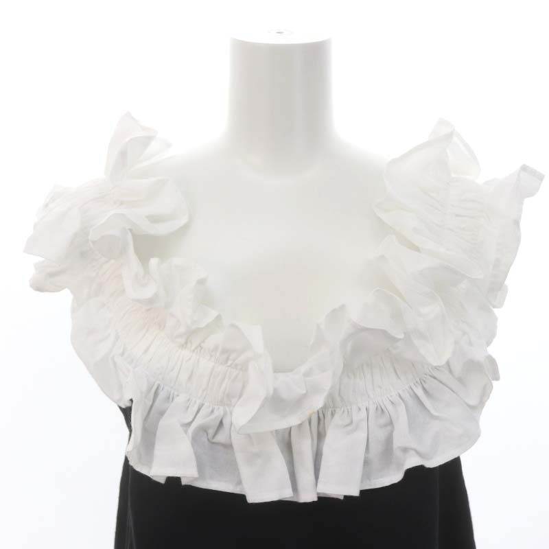 シーニュ　フリルAライントップス Ginette シーニュ cygne フリルAライントップス Ginetteホワイト