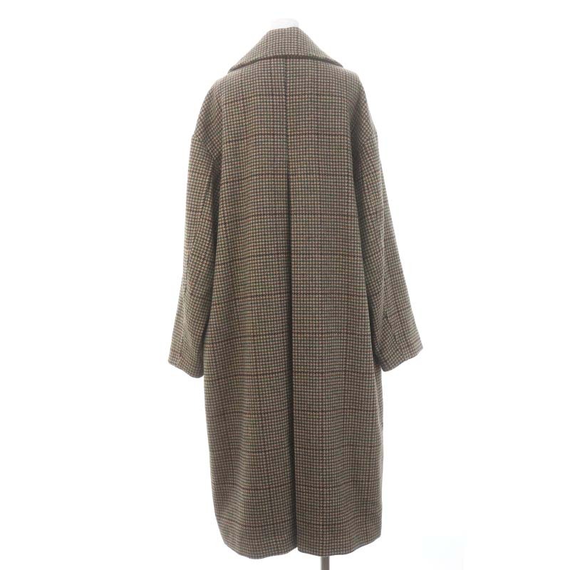 ザラ ZARA 千鳥柄チェスターコート アウター ロング ダブル 総裏地  