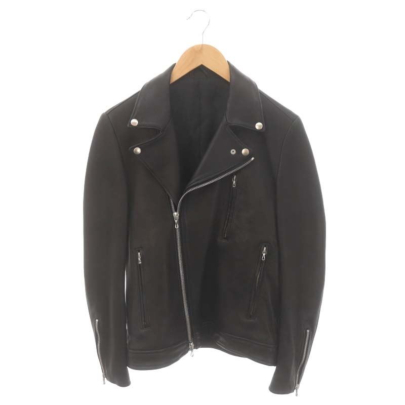 アタッチメント ATTACHMENT ラムレザーダブルライダースジャケット  