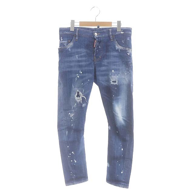 ディースクエアード DSQUARED2 FADED PATCHES WASH SEXY TWIST デニム  