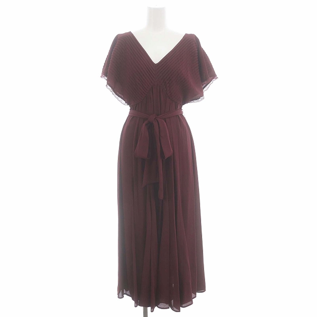 未使用品 ハーリップトゥ Herlipto ベルト付ノースリーブワンピース  