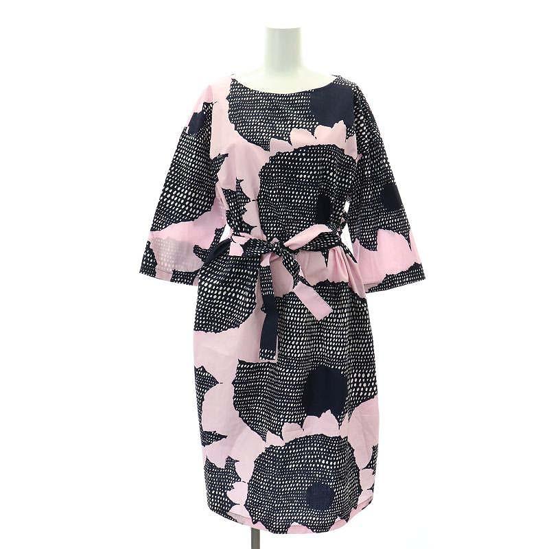 マリメッコ marimekko HIMAWARI BIAK DRESS ワンピース ロング マリメッコ marimekko HIMAWARI BIAK DRESS ワンピース ロング