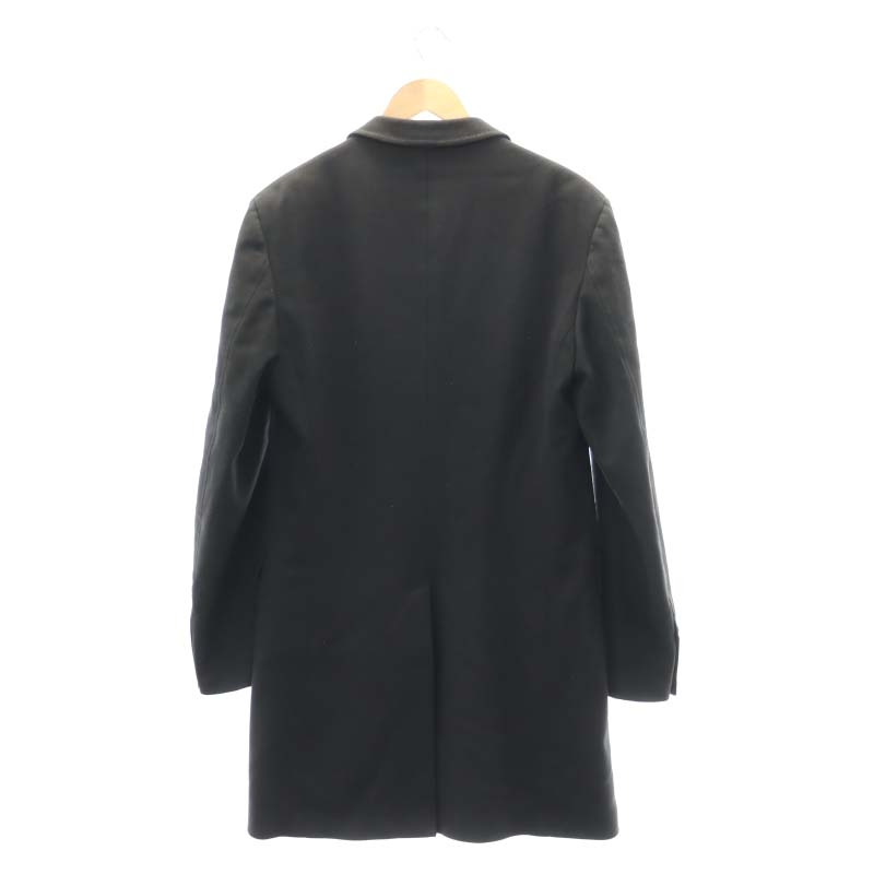 グッチ GUCCI チェスター コート アウター ロング ウール 46R XL 黒 