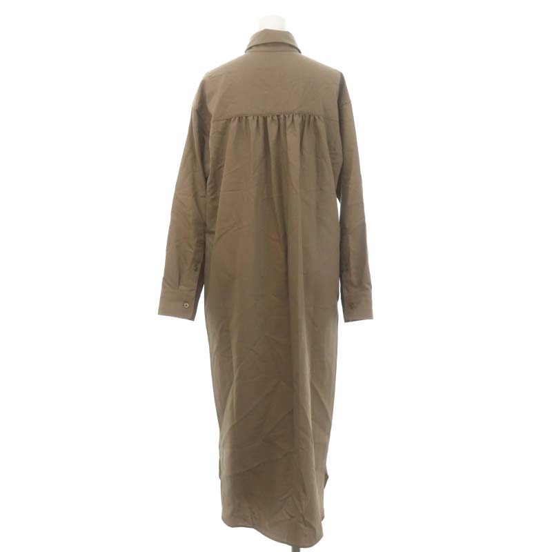 ドゥーズィエムクラス DEUXIEME CLASSE Brun シャツワンピース ロング  