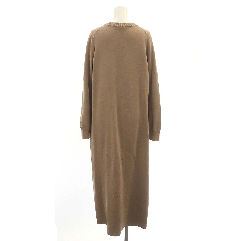 スローン SLOANE ニットマキシワンピース ロング 長袖 1 ライト 