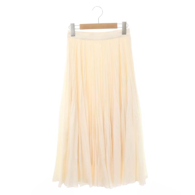 未使用品 アナイ ANAYI 23SS ライトローンプリーツ スカート ロング 34 