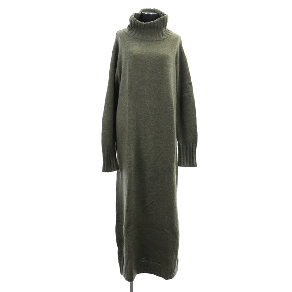 アパルトモン ドゥーズィエム リブニット ワンピース カシミヤ混  