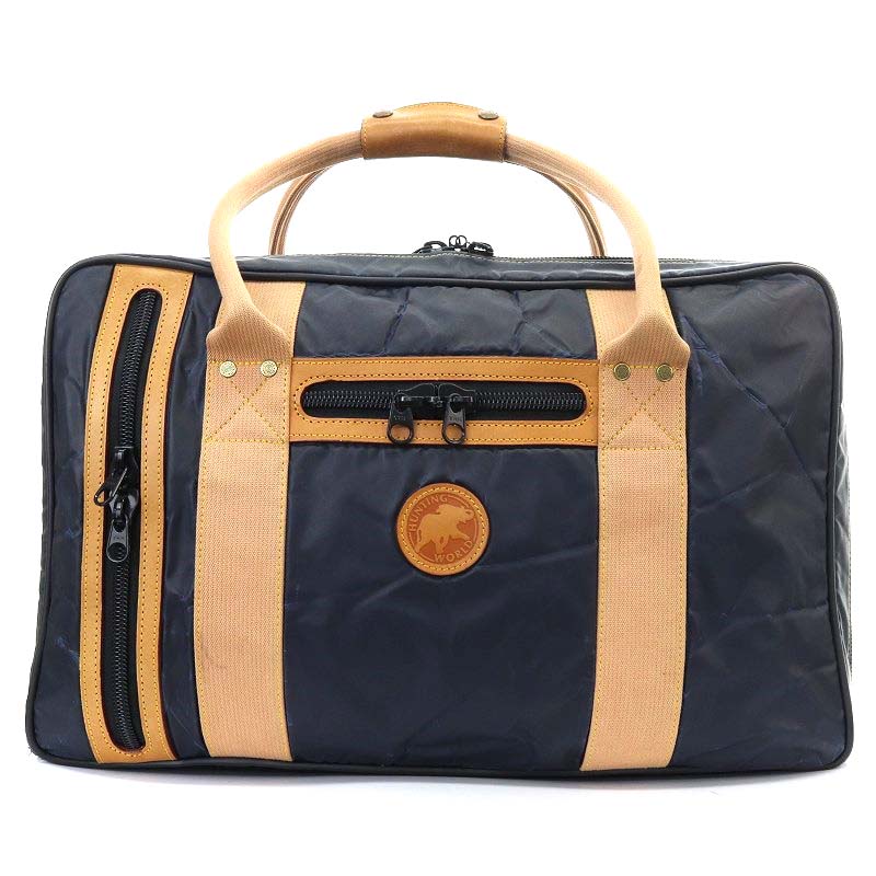 ハンティングワールド ボストンバッグ 借れ 