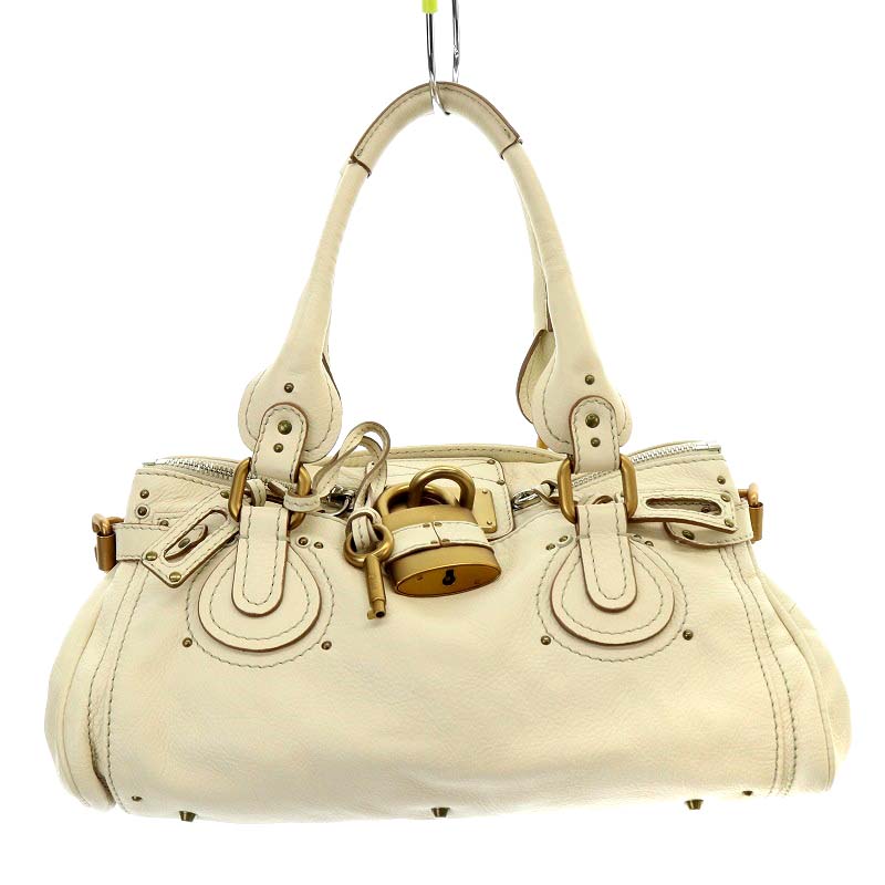 クロエ CHLOE パディントン ハンドバッグ トートバッグ レザー 南京錠 
