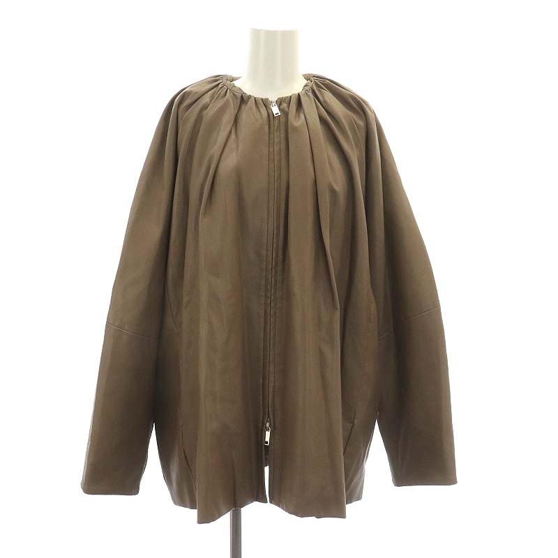 クラネ CLANE EGG FAKE LEATHER JACKET フェイクレザー ジャケット 