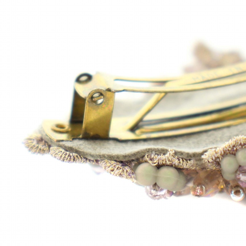 ⭐️美品⭐️Michal Negrin ネグリン バレッタ ベージュ　ヘアアクセ ⭐️美品⭐️Michal Negrin ネグリン バレッタ ベージュ