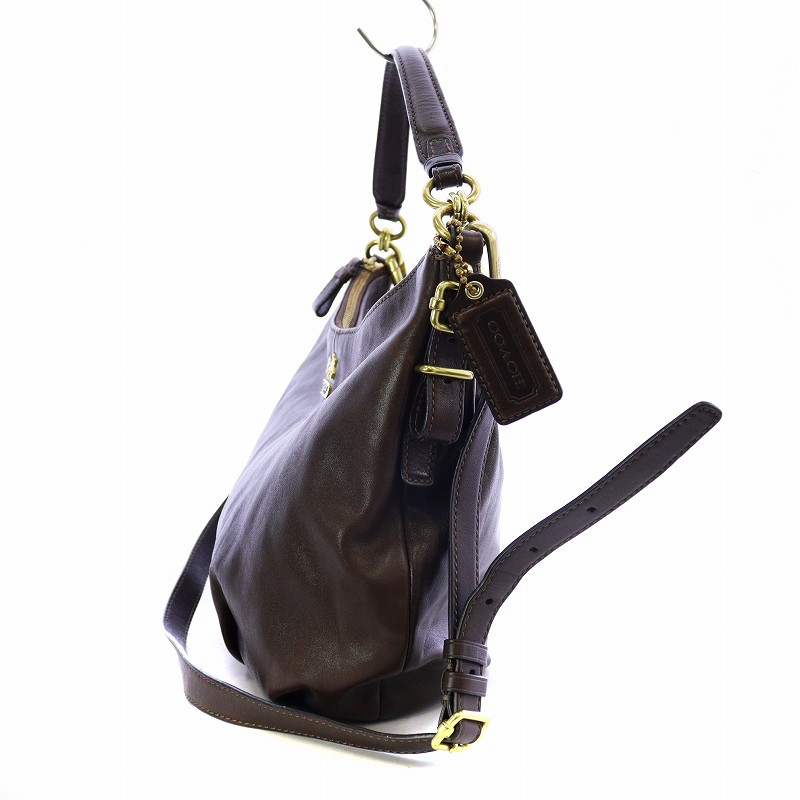 コーチ COACH マディソンレザーコンバーチブルホーボー ショルダー 