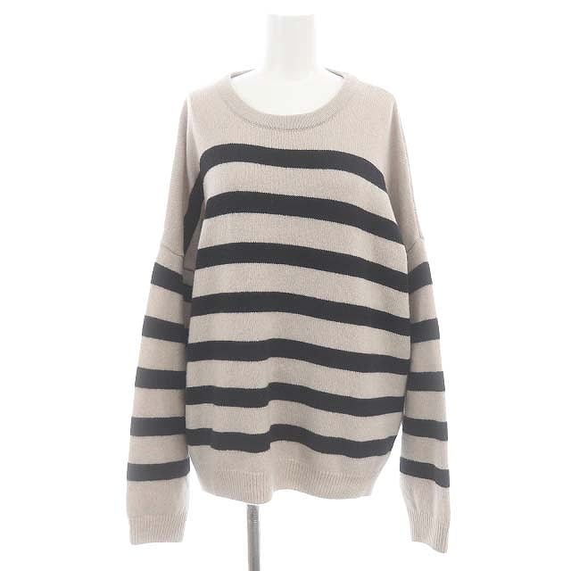 ジョンスメドレー JOHN SMEDLEY ウールカシミヤボーダーニット  