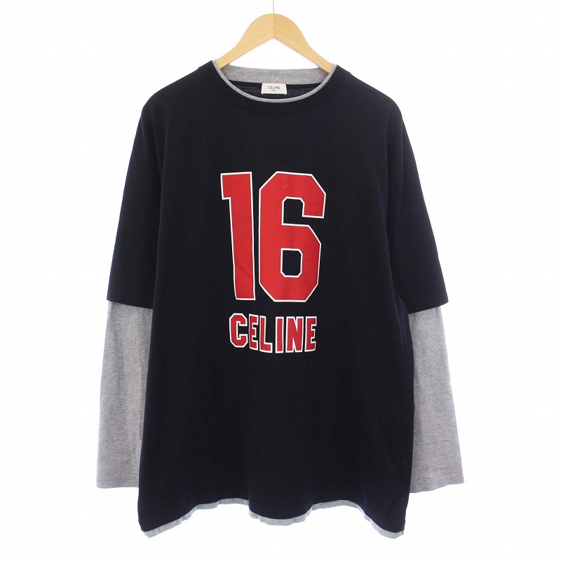 セリーヌ CELINE by Hedi Slimane 23SS 16 Skater Tee in Cotton 