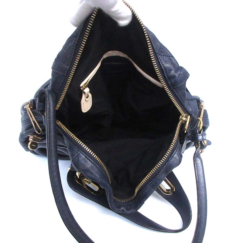 Chloé クロエ パラティ ハンドバッグ レザー ブラック 2way Chloe】クロエ『パラティ 2WAYハンドバッグ』レディース 2WAY
