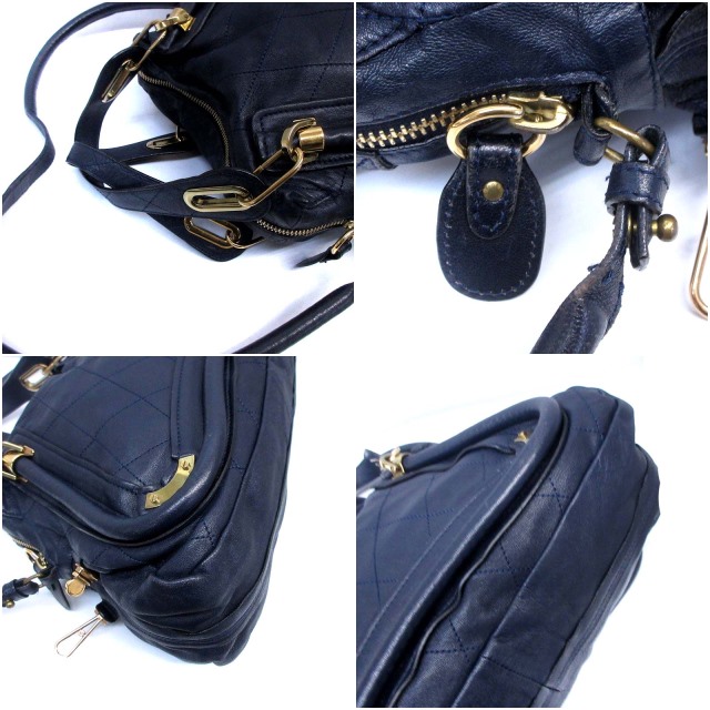 Chloé クロエ パラティ ハンドバッグ レザー ブラック 2way Chloe】クロエ『パラティ 2WAYハンドバッグ』レディース 2WAY