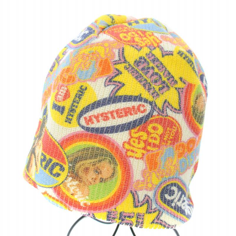 HYSTERIC GLAMOUR TYPICAL HYSTERIC柄 ビーニー HYSTERIC GLAMOUR TYPICAL HYSTERIC柄 ビーニー