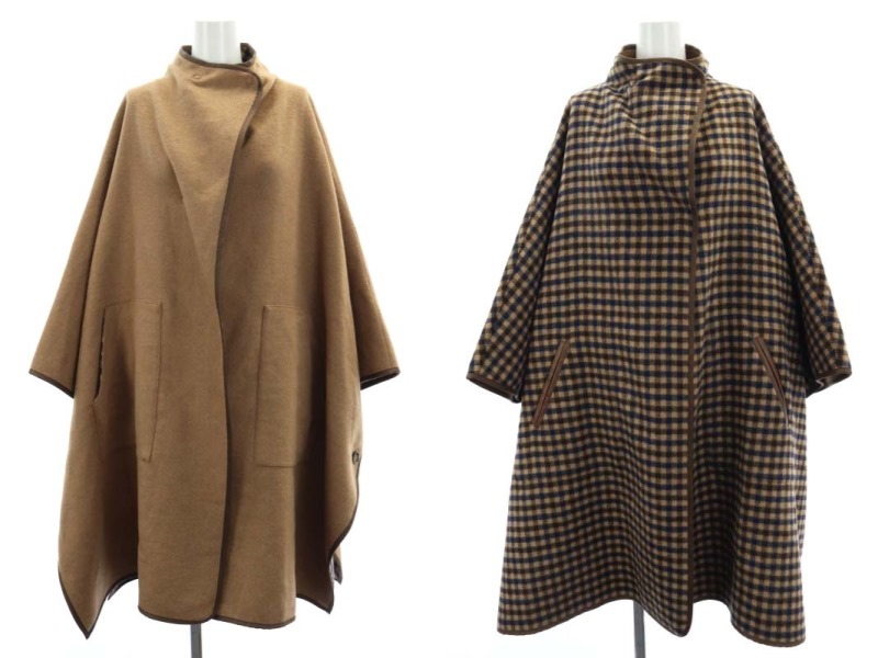 アメリヴィンテージ Ameri VINTAGE REVERSIBLE COLOR PONCHO COAT 