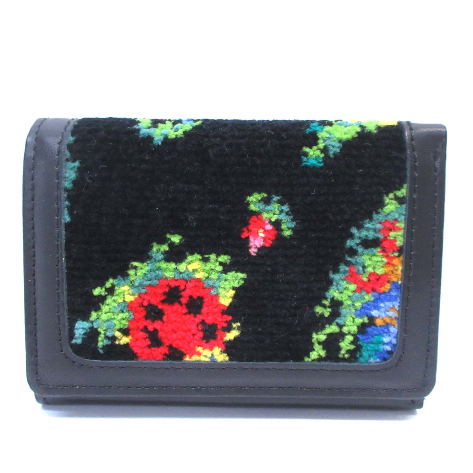 未使用品 フェイラー FEILER ハイジ 三つ折り財布 黒 ブラック HE 