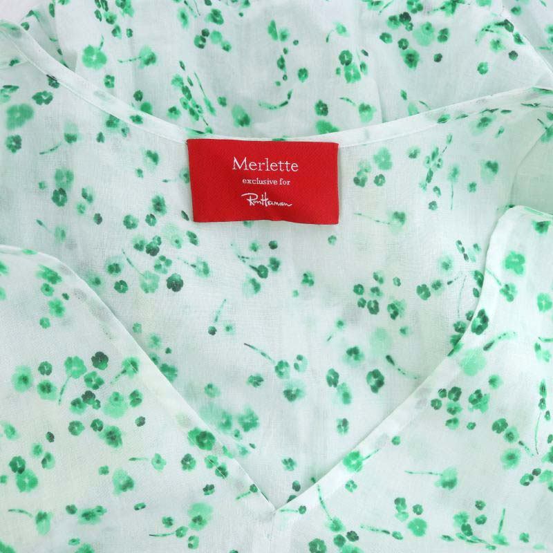 マーレット Merlette Ron Herman別注 23SS SONGES 花柄 ノースリーブ  