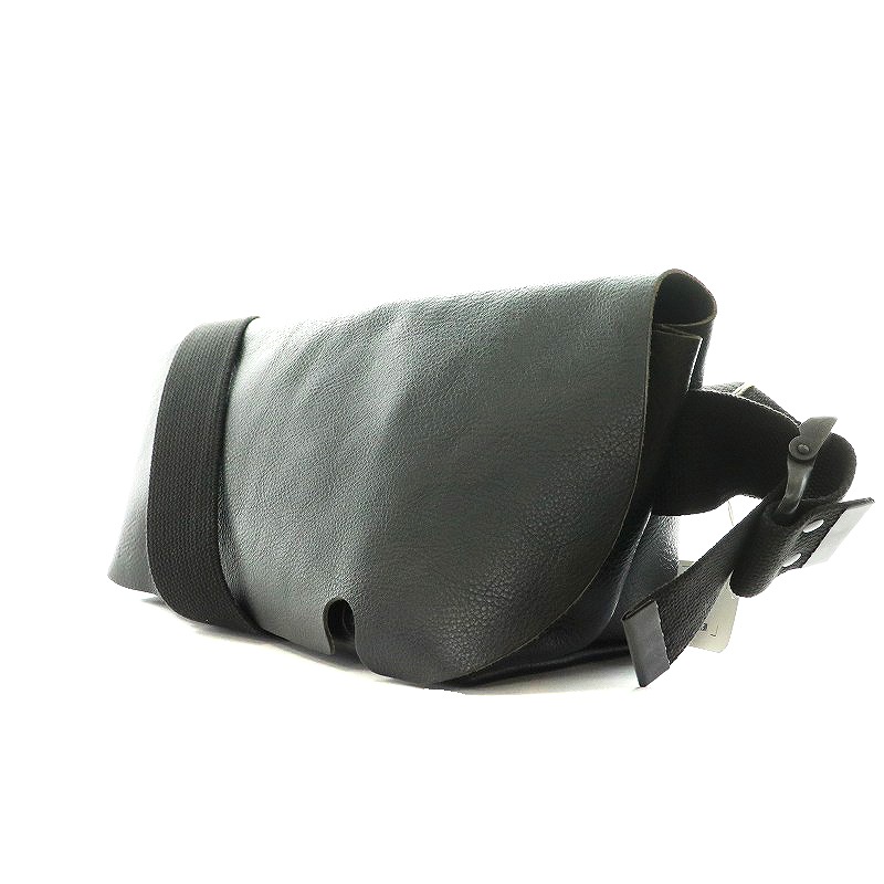 Uni&co. レザーメッセンジャーバッグ BLACK Sサイズ
