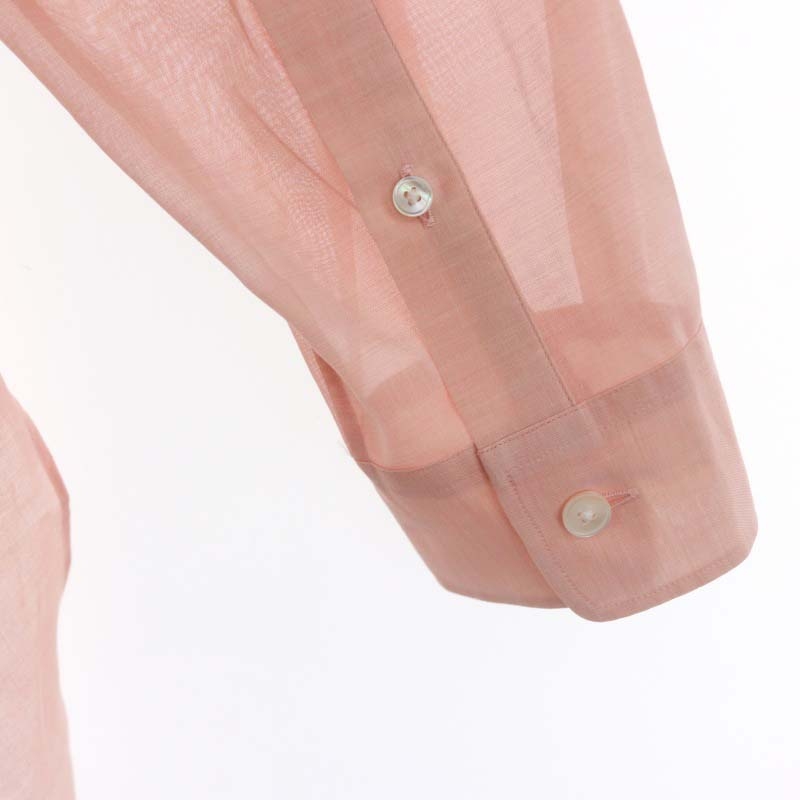 AURALEEオーラリーオーガンジーシャツピンク AURALEE オーラリー 24SS HARD TWIST FINX ORGANDY SHIRT シャツ